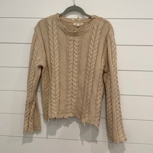 Honey Punch Cable Knit Sweater